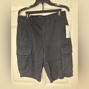 Men's Black Cargo Shorts